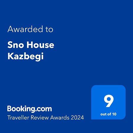 Sno House In Kazbeg酒店 外观 照片